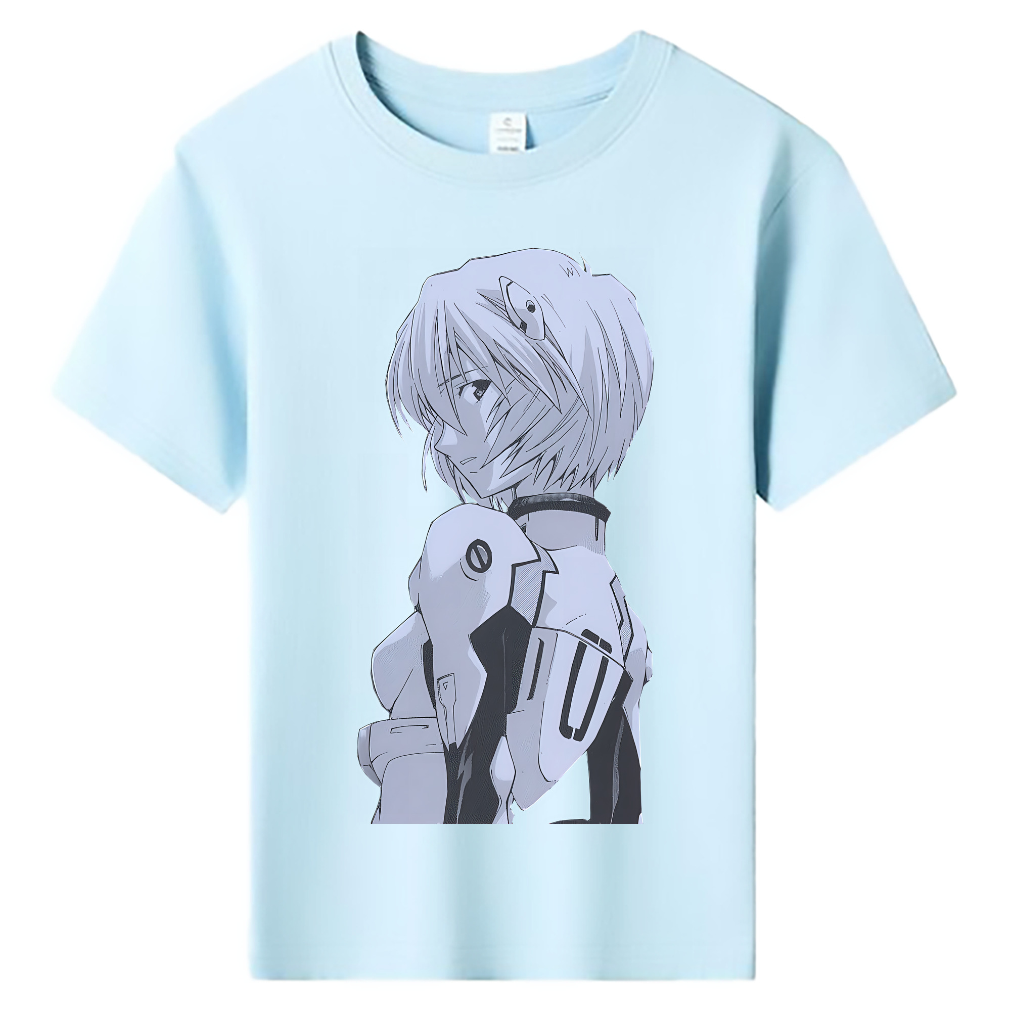 （画像用） EVA 新世紀エヴァンゲリオン 綿100％キッズTシャツ（フロントプリント）